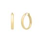 14K Small Wedding Band Hoops
