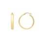 14K Small Wedding Band Hoops