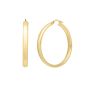 14K Medium Wedding Band Hoops