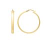 14K Medium Wedding Band Hoops