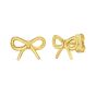 14K Small Bow Earring