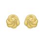 14K Swirl Knot Studs