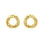 14K Interlocking DC Trinity Studs