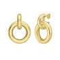 14K Round Linked Hoops