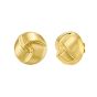 14K Large Fancy Knot Studs