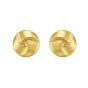 14K Large Fancy Knot Studs