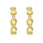 14K Diamond Bauble Hoops