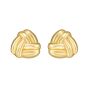 14K Small Double Knot Earrings