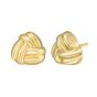 14K Small Double Knot Earrings