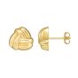 14K Small Double Knot Earrings