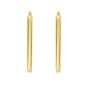 14K V Hoop Earrings