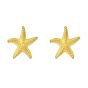 14k Gold Starfish Earrings