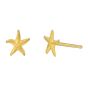 14k Gold Starfish Earrings