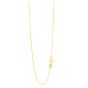 14K Gold .6mm Extendable Chain 