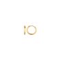 14K Gold 1x10mm Endless Hoops
