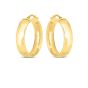 14K 6x25mm Wedding Band Hoops