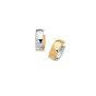 14K Gold Reversible Huggie Earring