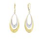 14K Gold Tear Drop Dangle Earring