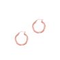 14K Gold 3x25mm Hoops