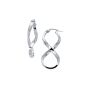 14K Gold Infinity Freeform Earring
