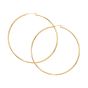 14K Gold 2x70mm Polished Hoop Earring