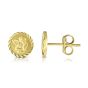 14K Gold Angel Stud Earring