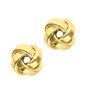 14K Gold Medium Polished Love Knot Stud Earring