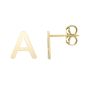 14K Initial Studs Series - ALL LETTERS