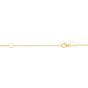 14K Gold 1.2mm Extendable Chain 