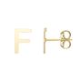 14K Initial Studs Series - ALL LETTERS