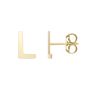 14K Initial Studs Series - ALL LETTERS