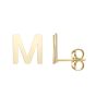 14K Initial Studs Series - ALL LETTERS
