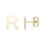 14K Initial Studs Series - ALL LETTERS