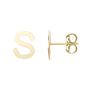 14K Initial Studs Series - ALL LETTERS