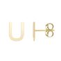 14K Initial Studs Series - ALL LETTERS