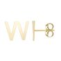 14K Initial Studs Series - ALL LETTERS
