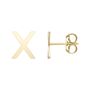 14K Initial Studs Series - ALL LETTERS