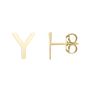 14K Initial Studs Series - ALL LETTERS