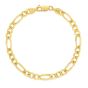 14K Gold 3.8mm Figaro Chain 