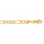 14K Gold 4.5mm Figaro Chain 