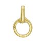 14K Charm Push Lock Doorknocker