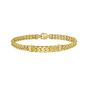 14K Curb Bar Venetian Cuff