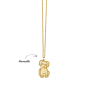 14K Gold Prosecco Puppy Necklace