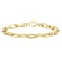 14K Double Paperclip Bracelet