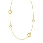 14K Heart Cable Necklace