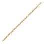 14K Oval Twist & Polished Link Bracelet