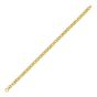 14K Italian Cable & Shiny Curb Link Bracelet