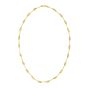 14K Italian Cable Bar & Link Necklace