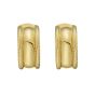 14K Twisted Barrel Hoops