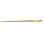 14K Gold 2.2mm Gourmette Chain